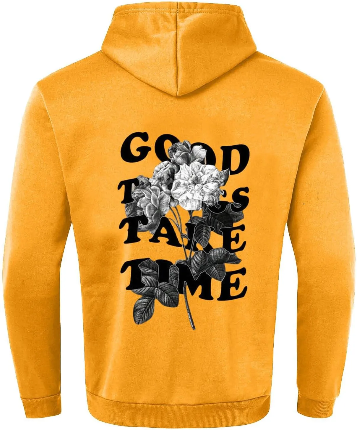 GOFULY Graphic Hoodies For Men Ethnic Floral​Print Oversized Sweatshirts Fall Long Sleeve Hoodies Pullover Winter Sweater