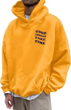 GOFULY Graphic Hoodies For Men Ethnic Floral​Print Oversized Sweatshirts Fall Long Sleeve Hoodies Pullover Winter Sweater