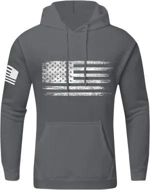 GOFULY Men'S Fashion Hoodies & Sweatshirts Usa Flag American Patriotic Fall Winter Pullover Sweatshirts Long Sleeve Shirts