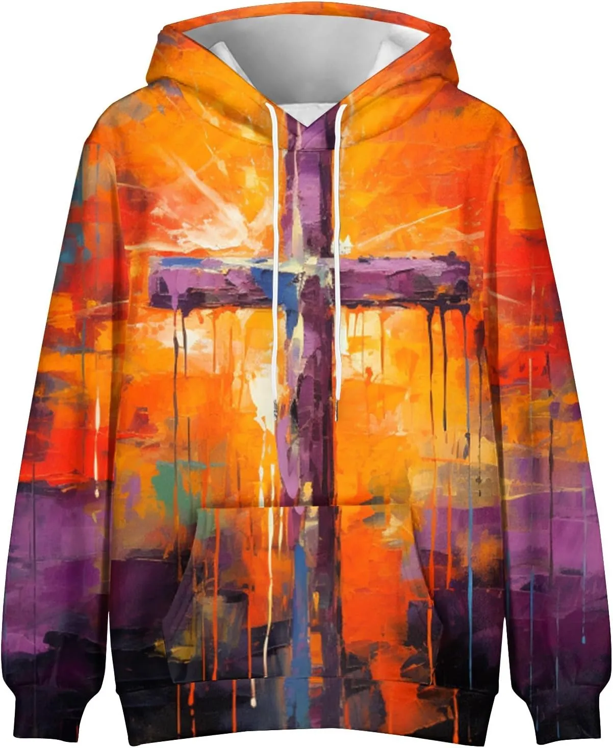 GOFULY Mens Graphic Hoodies Pullover Vintage Graphic Fall Sweatshirt Fashion Winter Hoodies Pullover Drawstring Y2K Shirts