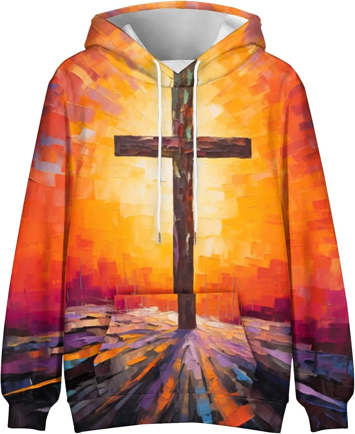 GOFULY Mens Graphic Hoodies Pullover Vintage Graphic Fall Sweatshirt Fashion Winter Hoodies Pullover Drawstring Y2K Shirts