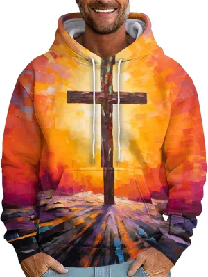 GOFULY Mens Graphic Hoodies Pullover Vintage Graphic Fall Sweatshirt Fashion Winter Hoodies Pullover Drawstring Y2K Shirts