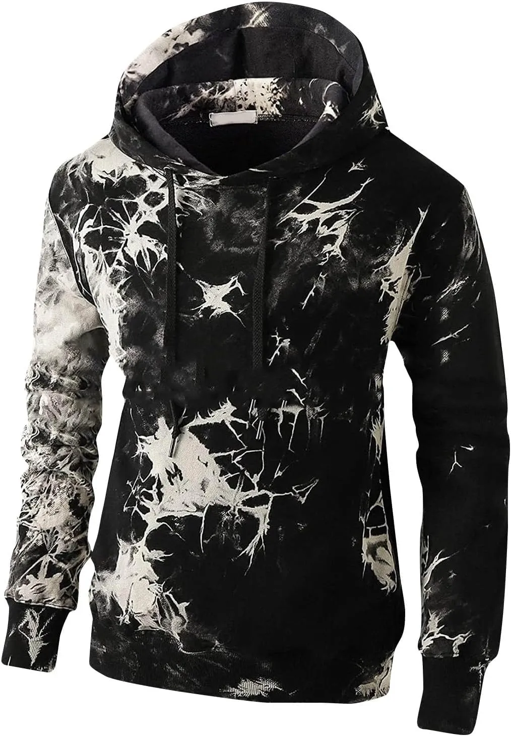 GOFULY Men'S Sweatshirts Tall Fashion Fall Tie Dye Hoodies Pullover Long Sleeve 2024 Winter Drawstring Shirts With Pockets