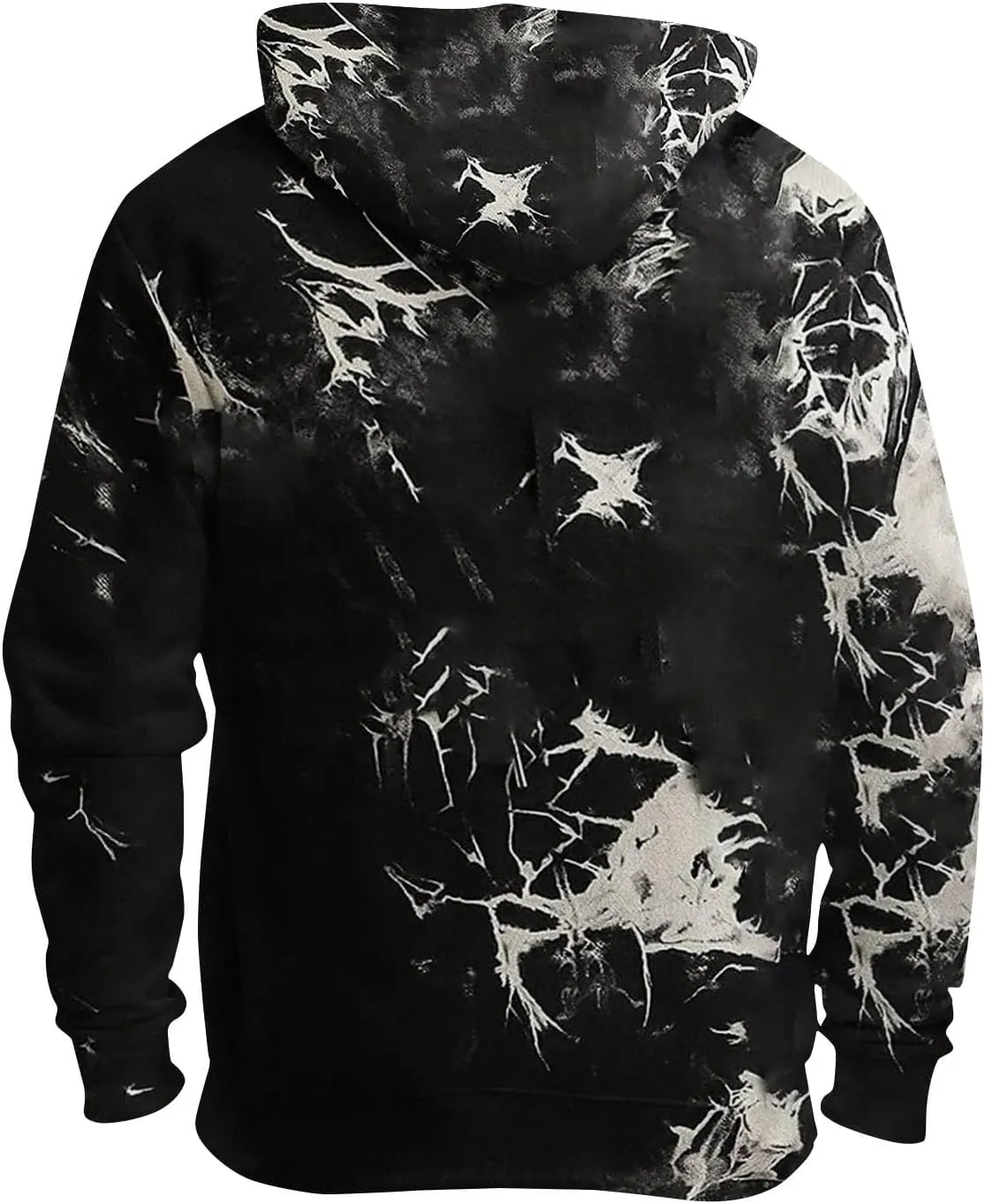 GOFULY Men'S Sweatshirts Tall Fashion Fall Tie Dye Hoodies Pullover Long Sleeve 2024 Winter Drawstring Shirts With Pockets