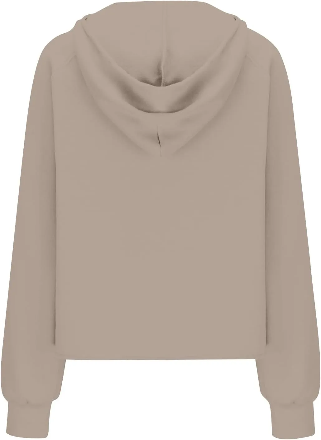 Half Zip Cropped Hoodies for Women Fleece Quarter Zip Pullover Oversized Sweatshirts with Thumb Hole 2024 Fall Clothes