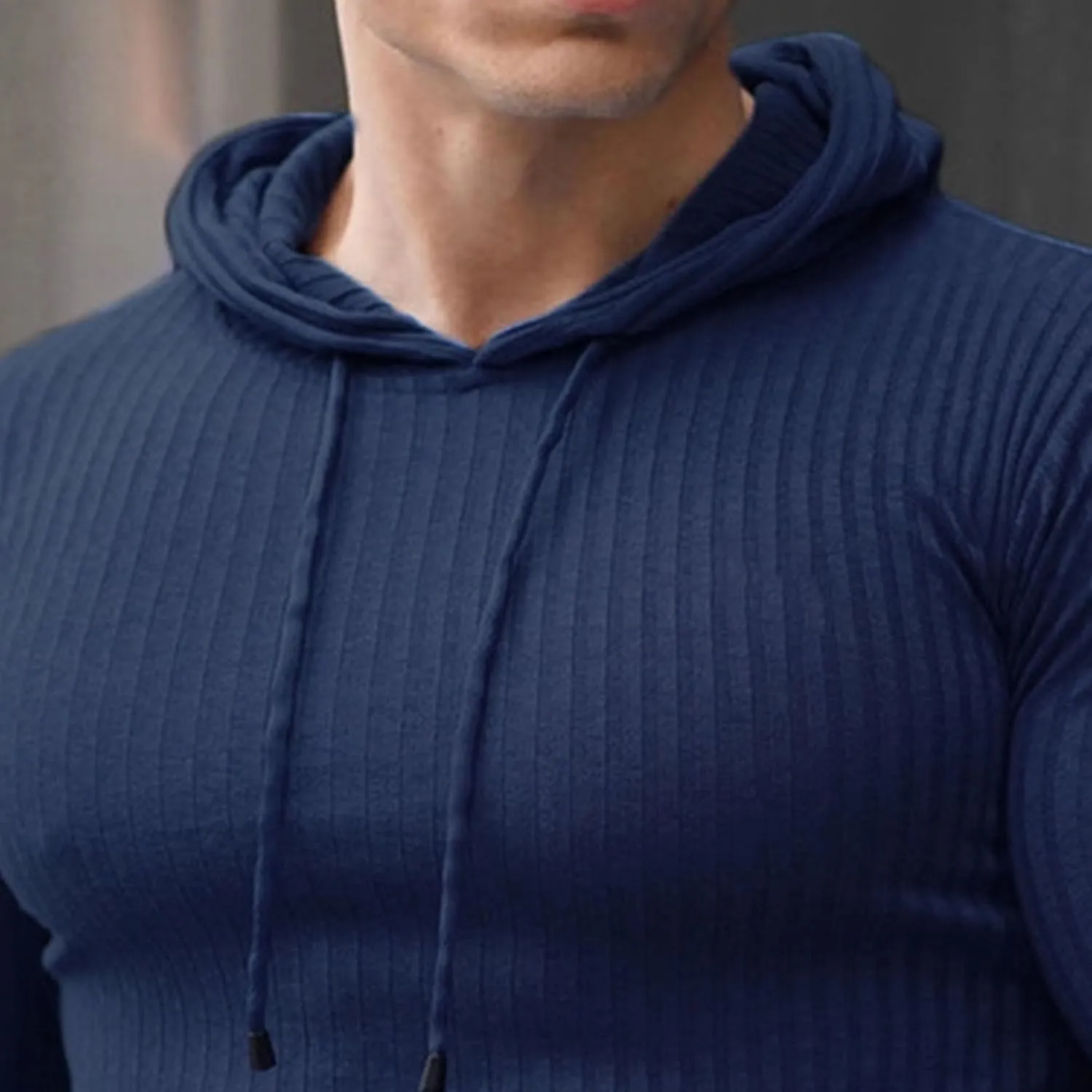 Hoodies for Men Athletic Training Sweatshirt Casual Long Sleeve Shirts Gym Workout Hoodie Big and Tall Pullover Sweater
