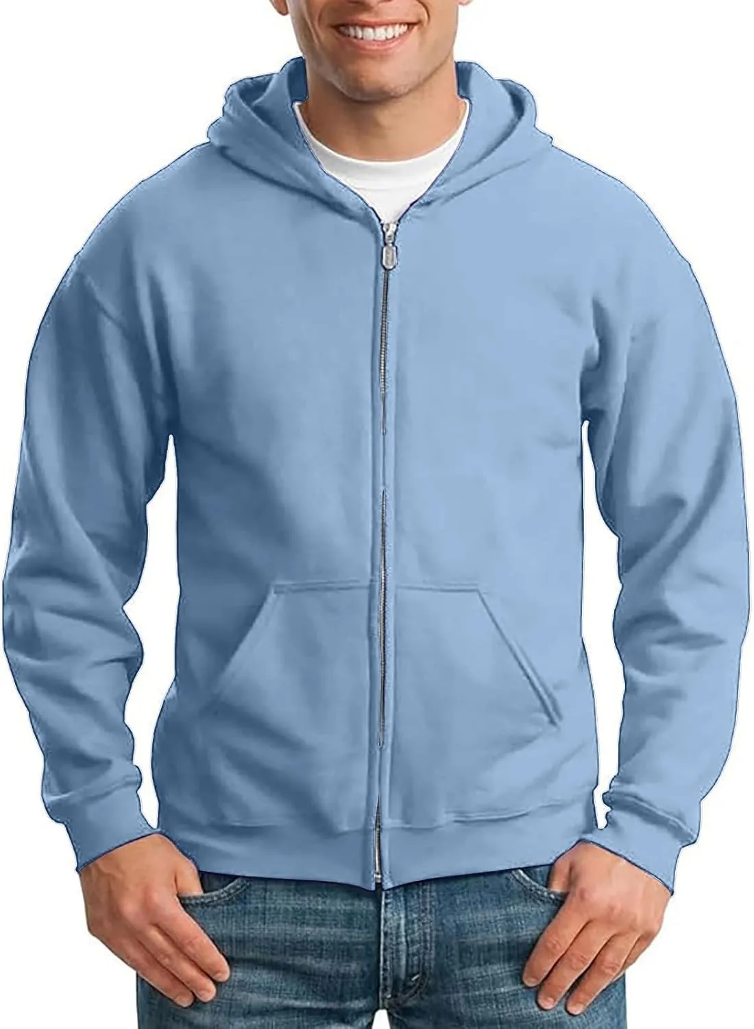 Hoodies for Men Fleece Warm Thick Jackets Full Zip Up Heavyweight Sherpa Lined Coat Hooded Sweatshirt with Zipper