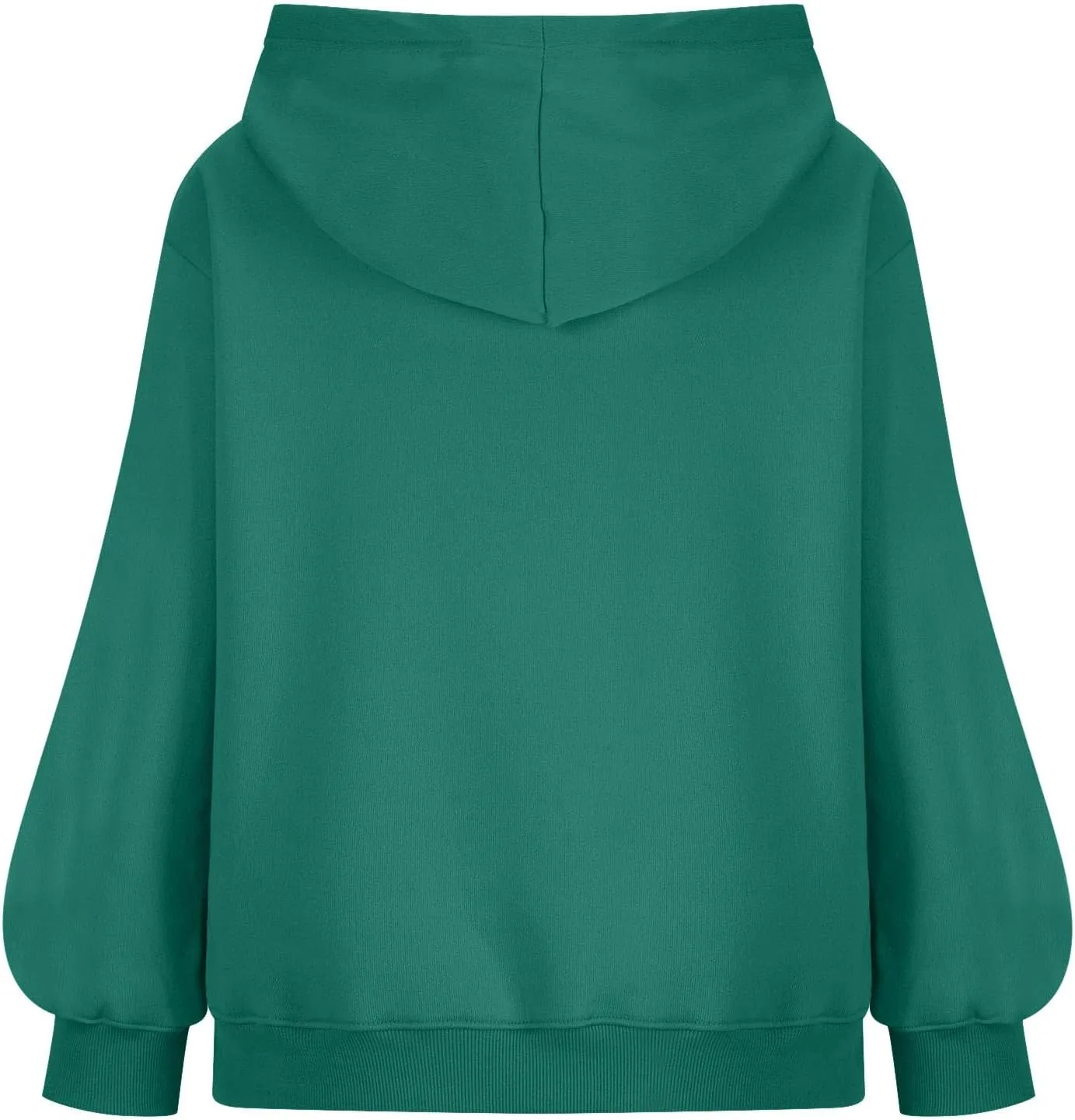 Hoodies for Women Lantern Sleeve Oversized Y2k Hoodie Drawstring Casual Solid color Sweater Tops With Pocket