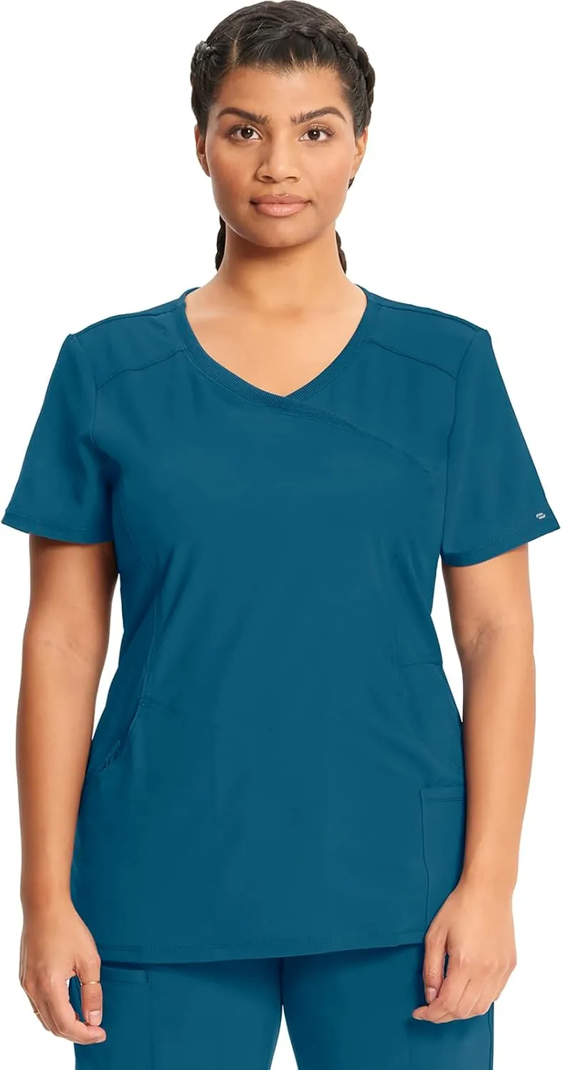Infinity Cherokee Women Nurse Scrubs Top Mock Wrap 2625A