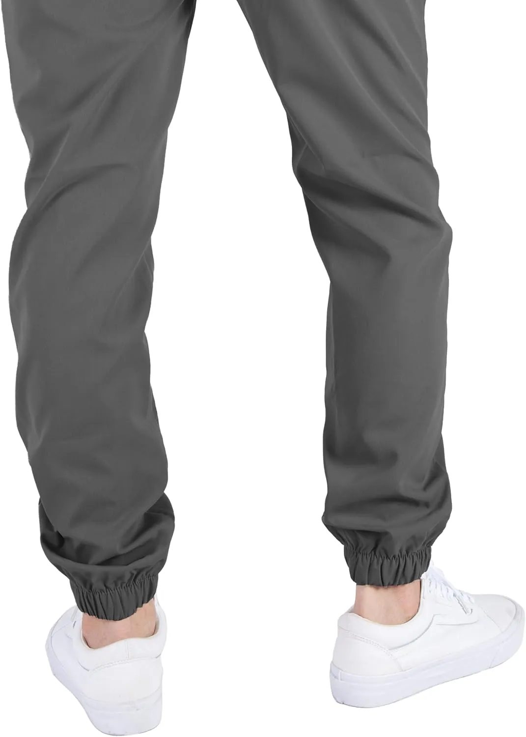 ITALYMORN Mens Joggers Lightweight Woven Pants Polyester Track Pants with Pockets