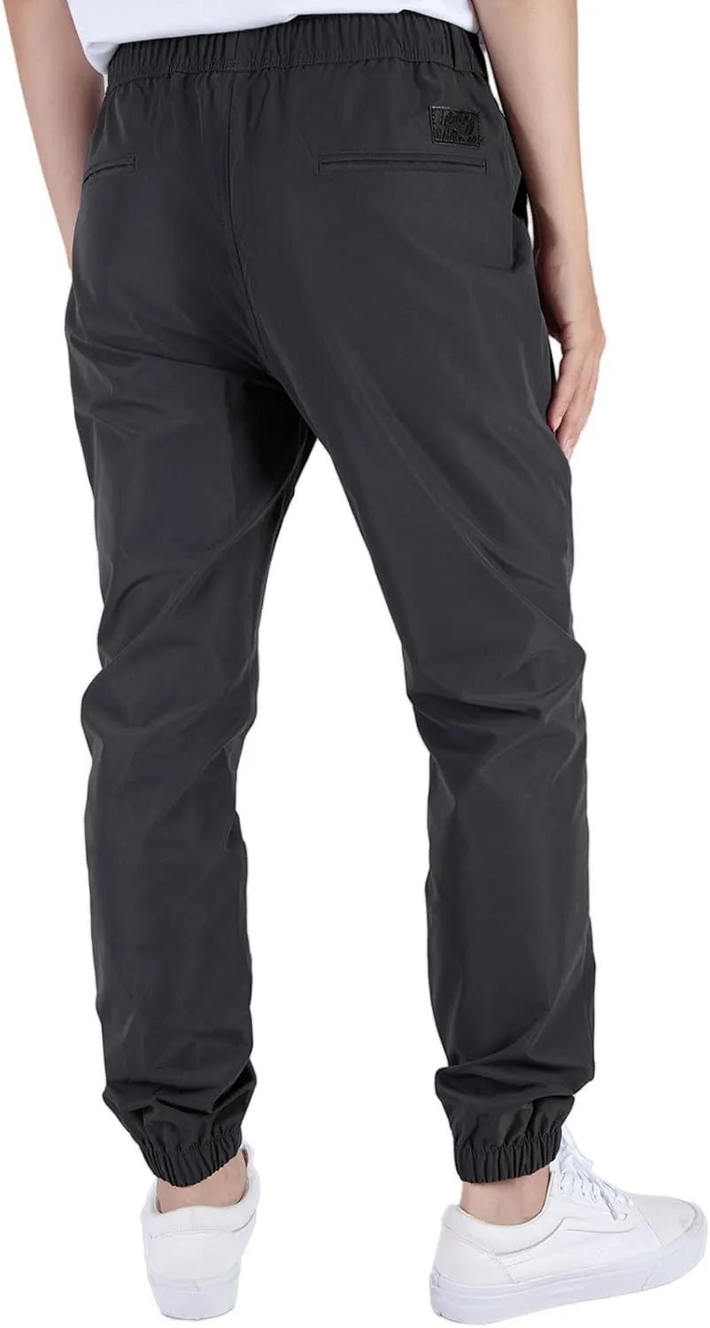 ITALYMORN Mens Joggers Lightweight Woven Pants Polyester Track Pants with Pockets