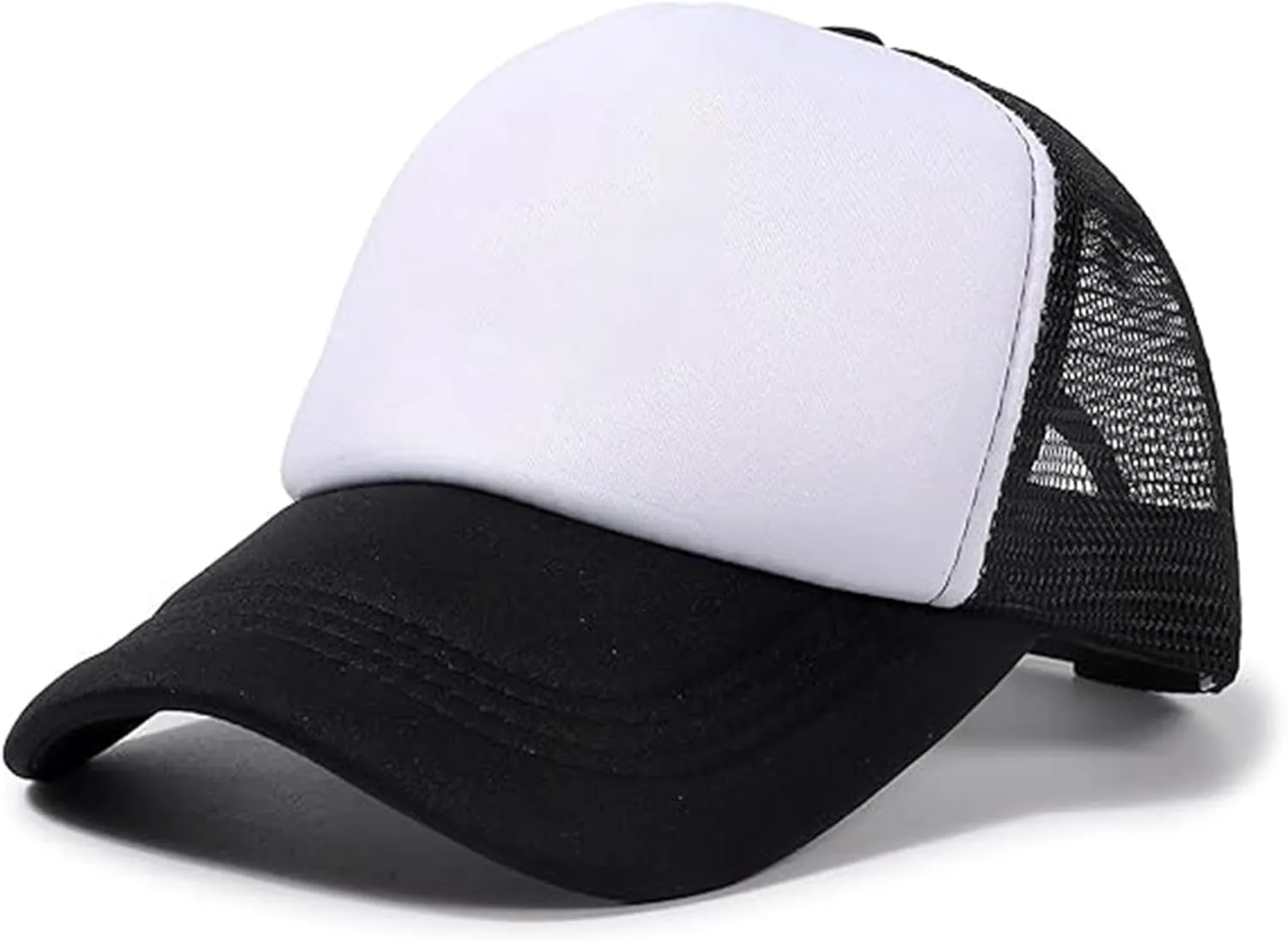 IZUS Men Foam 5 Panel Trucker Hat Adjustable 5 Panel Mesh-Back Baseball-Caps for Women Small/Medium