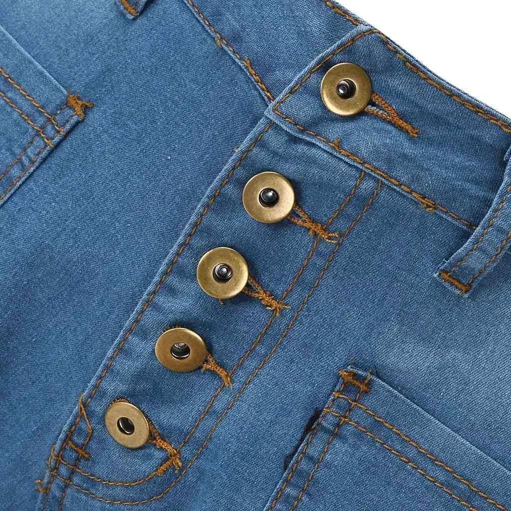 Jeans Women Lace Poket Waisted Pants Trousers Up Women’s Casual Women's Jeans Jeans for Women Jeans Women Junior