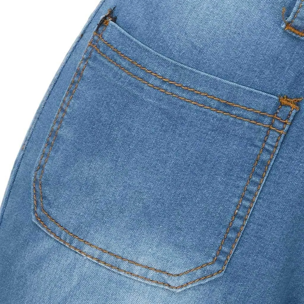 Jeans Women Lace Poket Waisted Pants Trousers Up Women’s Casual Women's Jeans Jeans for Women Jeans Women Junior