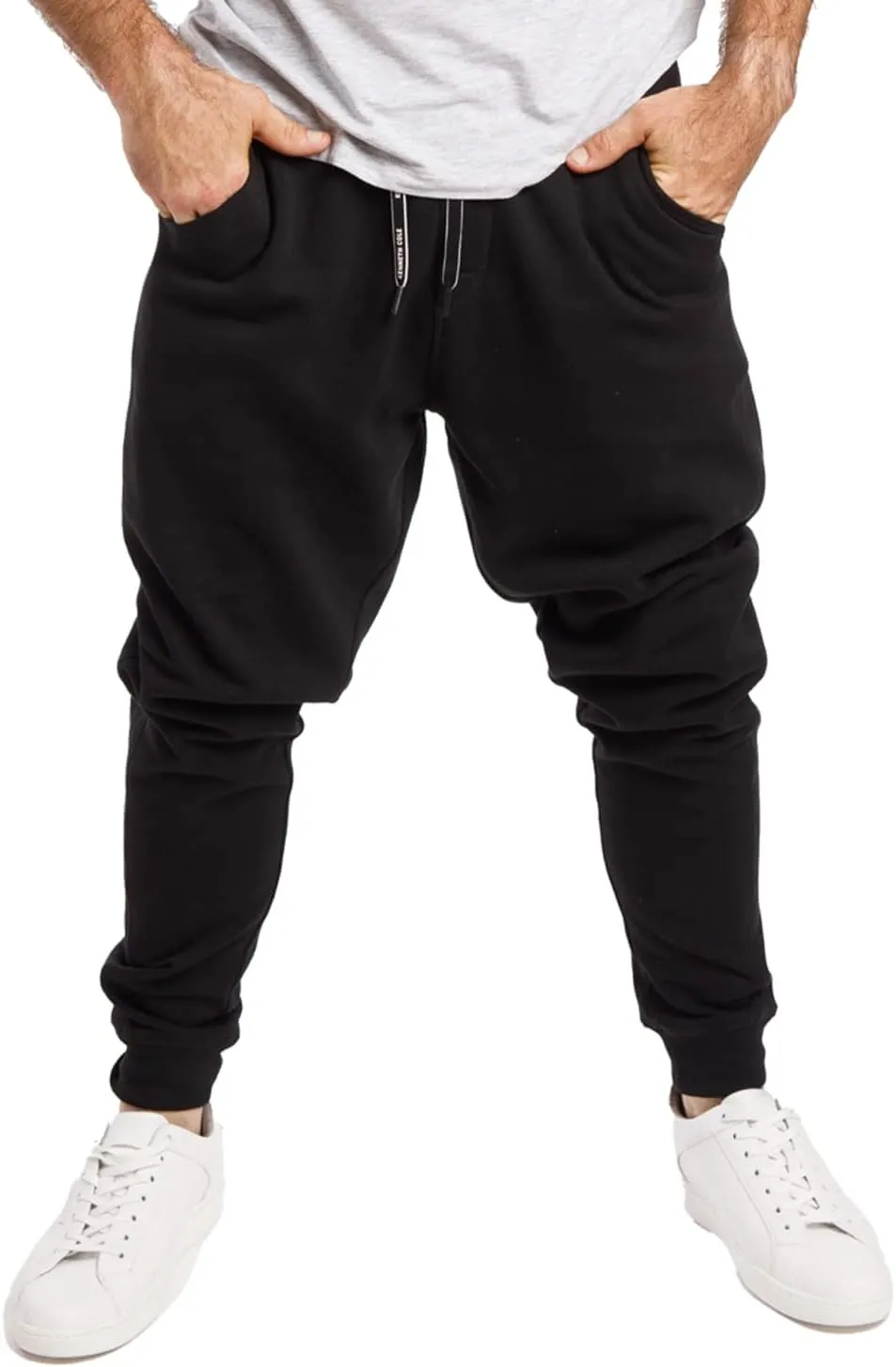 Kenneth Cole Mens Joggers with Pockets - Organic and Recycled Cotton Blend Mens Jogger Pants - Mens Sweatpants