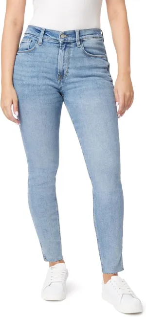 kensie Jeans for Women The Kelsey High-Rise Skinny Raw Edge Hem 28-Inch Inseam, Sizes 0-16