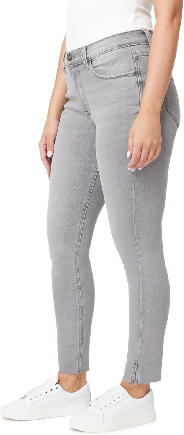 kensie Jeans for Women The Kelsey High-Rise Skinny Raw Edge Hem 28-Inch Inseam, Sizes 0-16