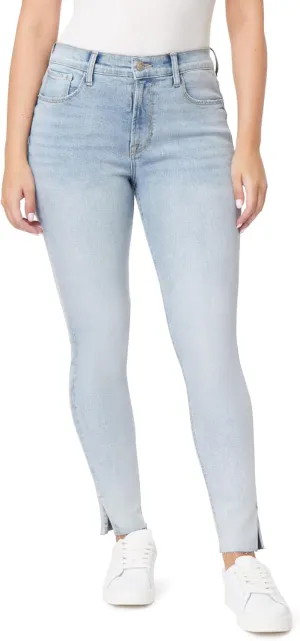 kensie Jeans for Women The Kelsey High-Rise Skinny Raw Edge Hem 28-Inch Inseam, Sizes 0-16