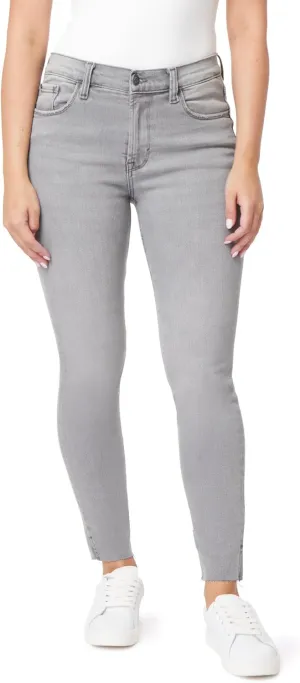 kensie Jeans for Women The Kelsey High-Rise Skinny Raw Edge Hem 28-Inch Inseam, Sizes 0-16