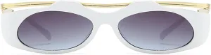 laureles Vintage Cat Eye Y2K Sunglasses Women Fashion Oval Black Grey Sun Glasses Men Punk Travel Shades L17