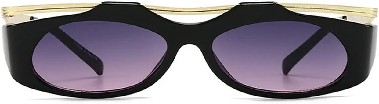 laureles Vintage Cat Eye Y2K Sunglasses Women Fashion Oval Black Grey Sun Glasses Men Punk Travel Shades L17