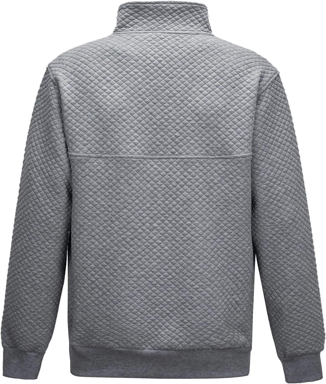 LBL Leading the Better Life Mens Sweatshirt Fashion Stand Collar Button Pullover Sweatshirts with Pockets