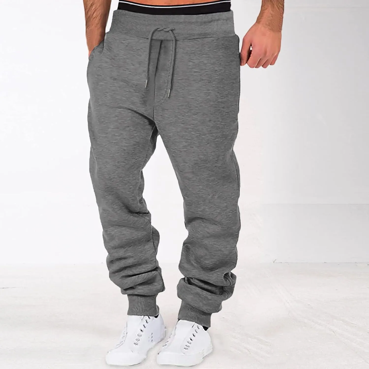 LCMTWX Joggers Pants Man Pants Casual Jogging Sports Elastic with Pockets Men's Men's Pants Joggers for Men Comfy Pants