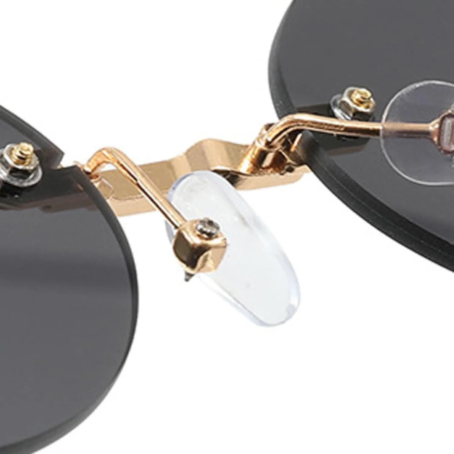 Luxury Retro Rimless Uv400 Metal Fashion Sunglasses for Men and Women Travel Outdoor