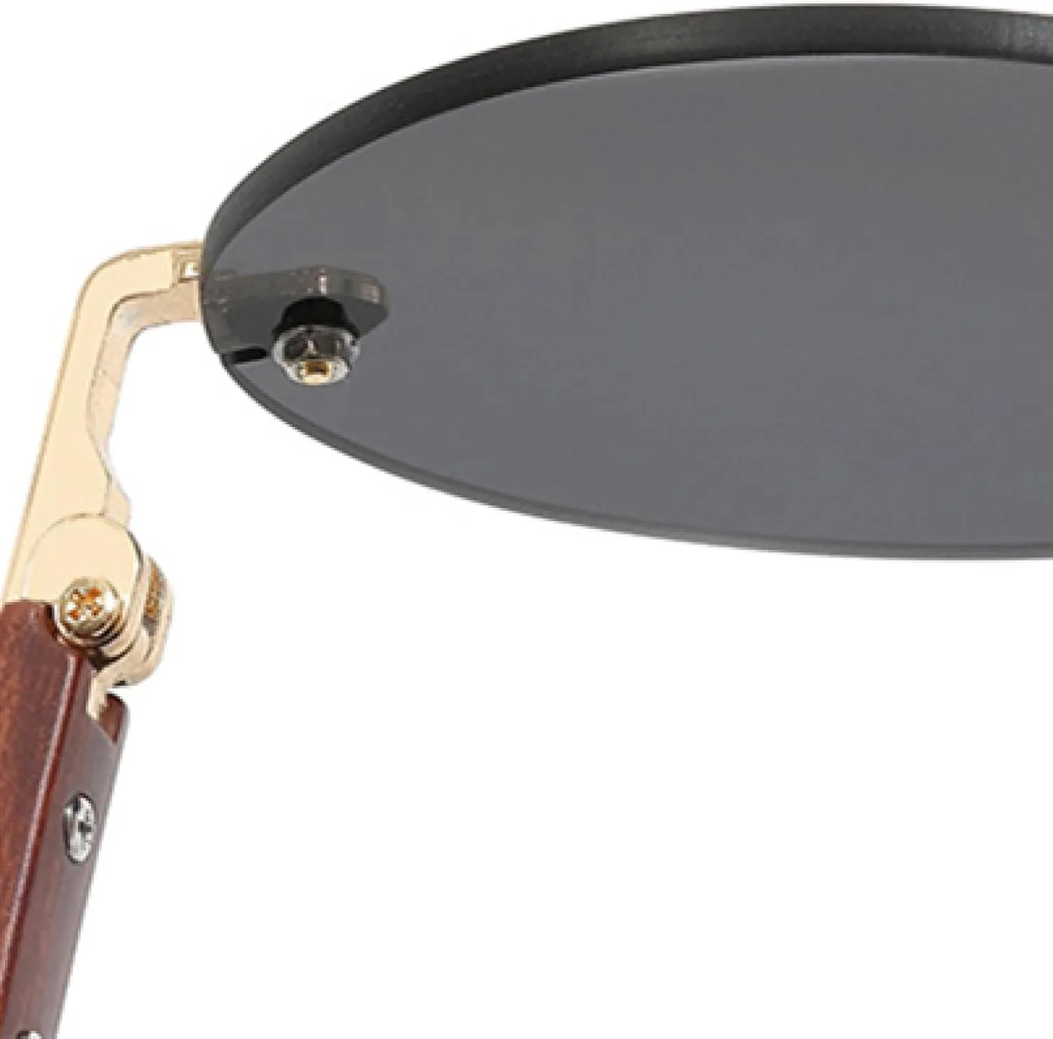 Luxury Retro Rimless Uv400 Metal Fashion Sunglasses for Men and Women Travel Outdoor
