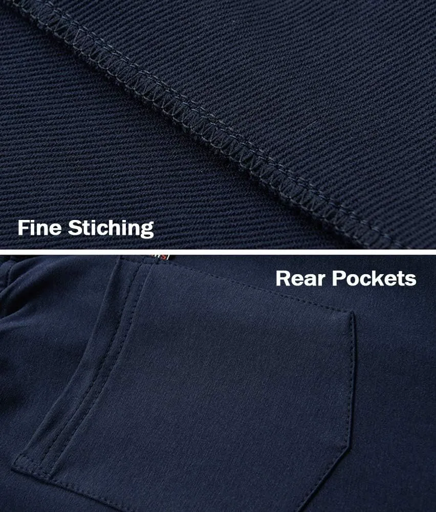 MAGCOMSEN Men's 3/4 Joggers Capri Pants with Zipper Pockets Slim Fit Training Running Workout Capri Joggers