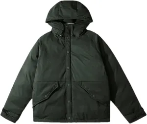 Men Hooded Down Jacket Down Winter Casual Outdoor Thicken Warm Down Coat