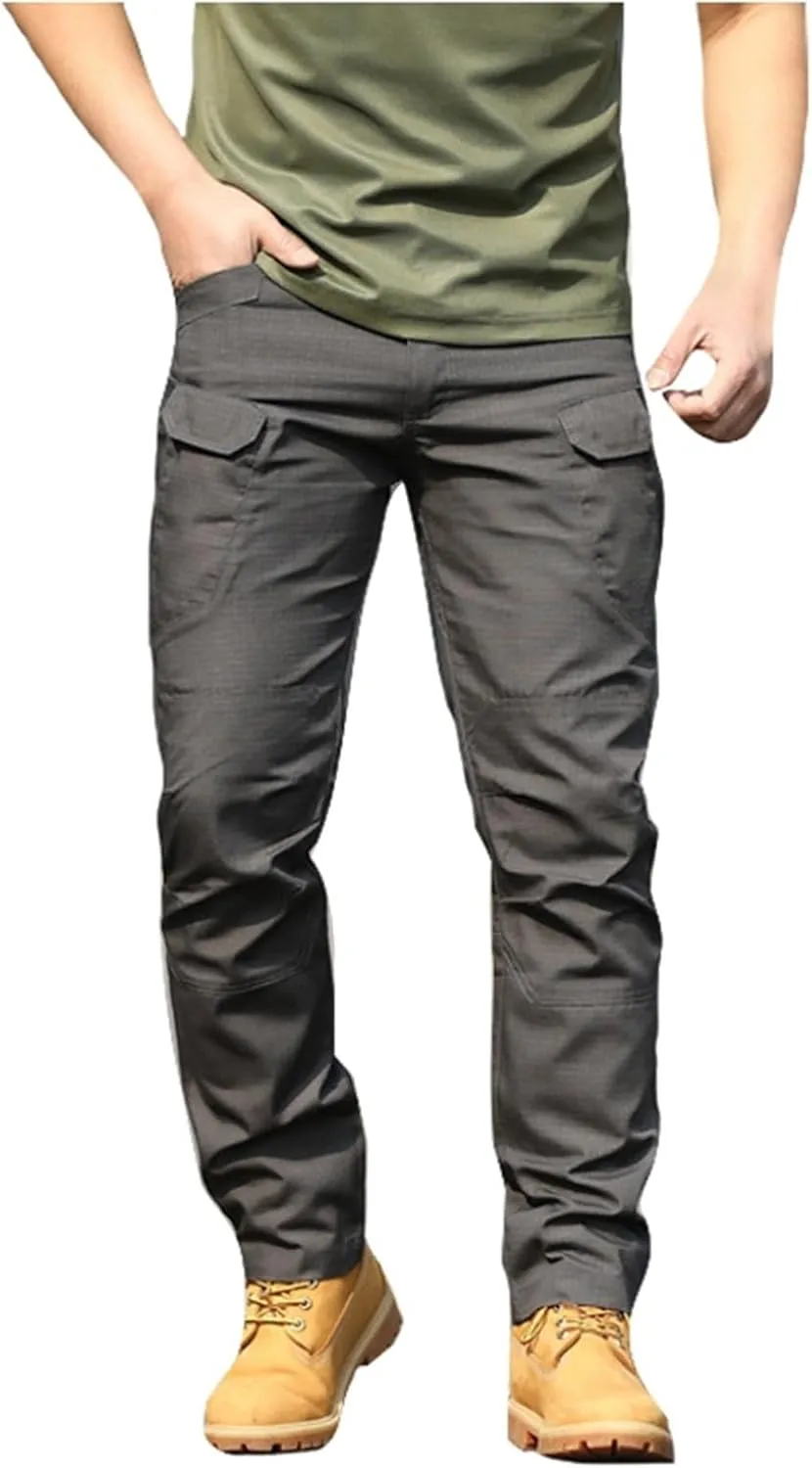 Mens Cargo Pants Hiking Pants Workout Joggers Relaxed Fit Flex Work Pants for Men