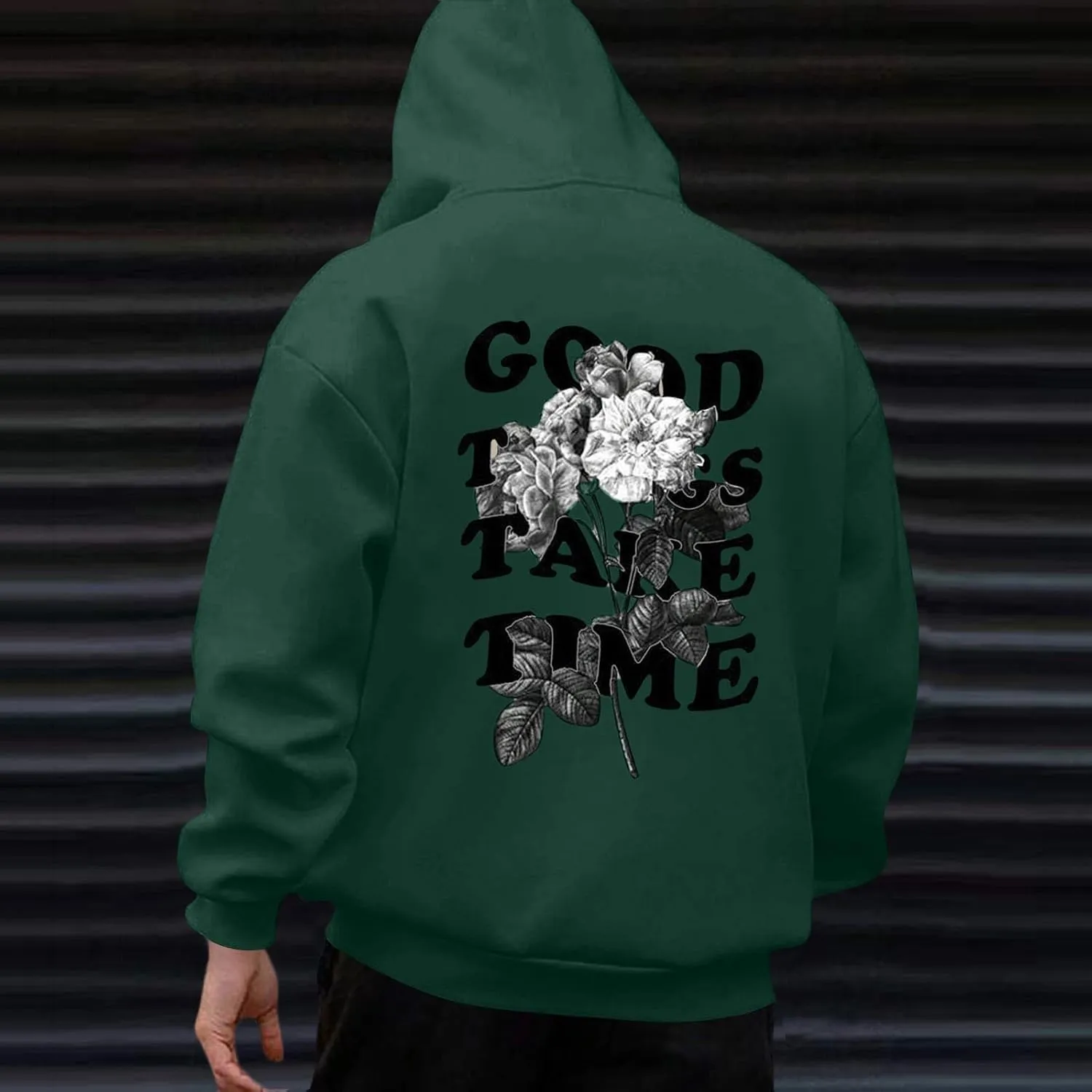 Mens Graphic Hoodies Skeleton Skull Oversized Sweatshirts Fall Long Sleeve Hoodies Pullover Winter Shirt With Pockets