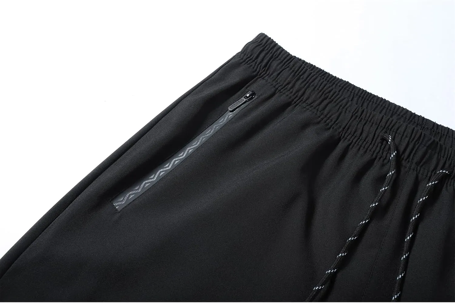Men's Joggers Pants Lightweight Quick Dry Athletic Sweatpants Stretch Drawstring Tapered Pants with Zipper Pockets