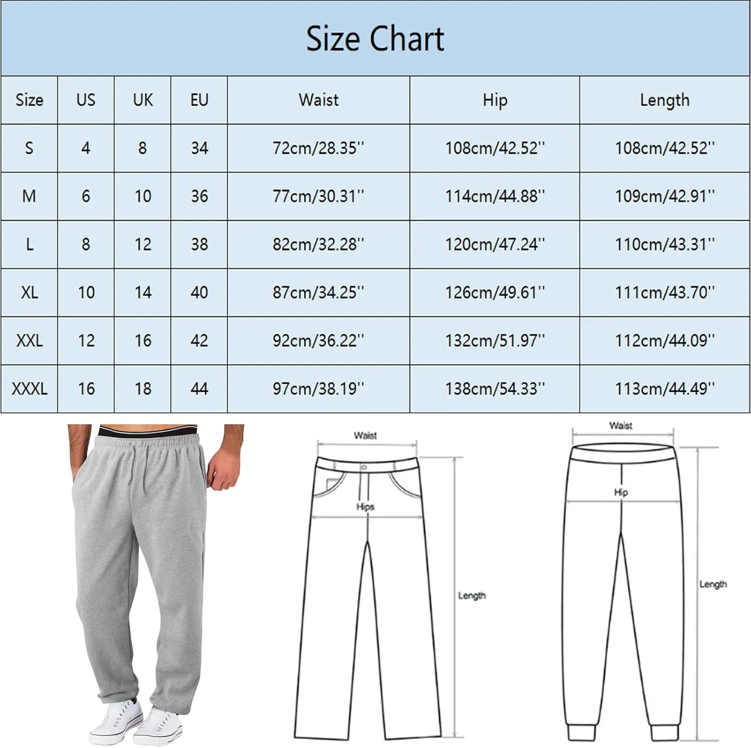 Mens Joggers Pants with Pockets Stretch Sweatpants Athletic Track Pants for Men Workout Running Gym Sweatpants