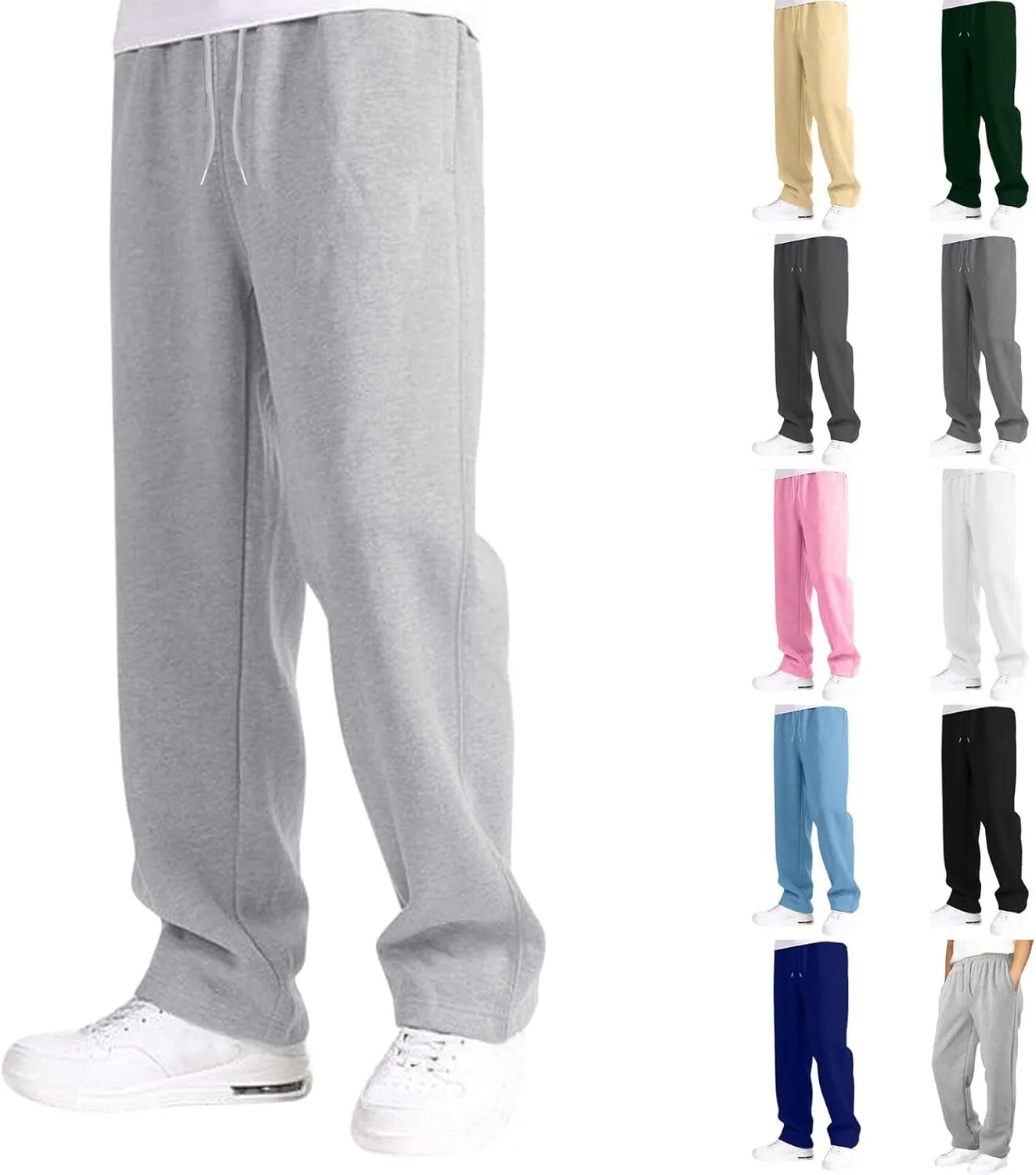 Mens Joggers Pants with Pockets Stretch Sweatpants Athletic Track Pants for Men Workout Running Gym Sweatpants