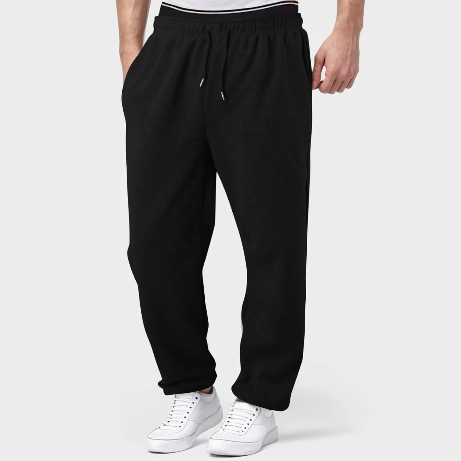 Mens Joggers Pants with Pockets Stretch Sweatpants Athletic Track Pants for Men Workout Running Gym Sweatpants