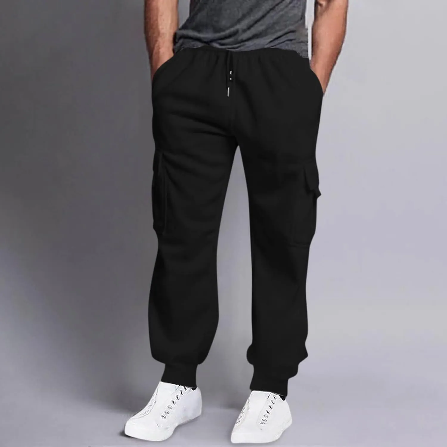 Mens Jogging Casual Sweatpants Mens Hiking Pants Pocket Bodybuilding Men's Track Training Pants Joggers Sweatpants