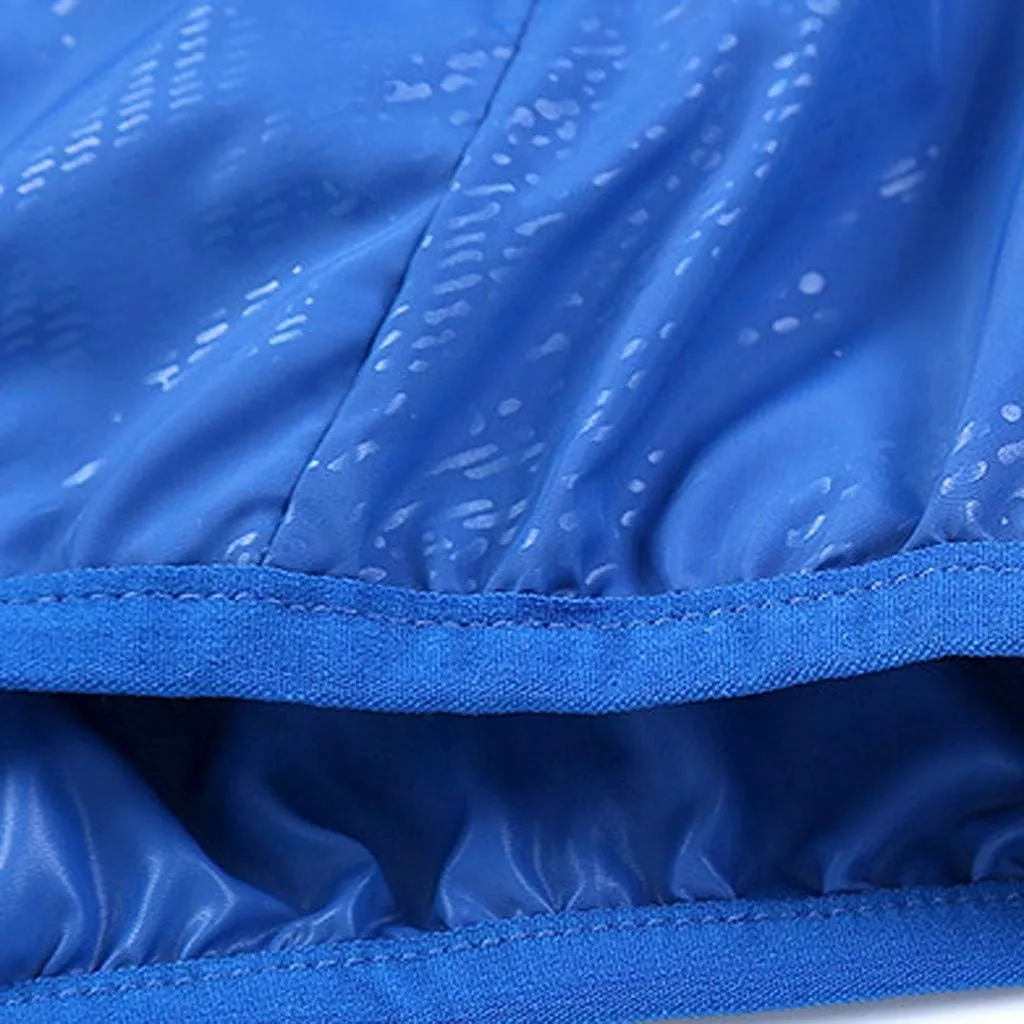 Mens Lightweight Cycling Jacket Hooded Waterproof Rain Coat Casual Golf Hiking Running Windbreaker Packable Raincoat