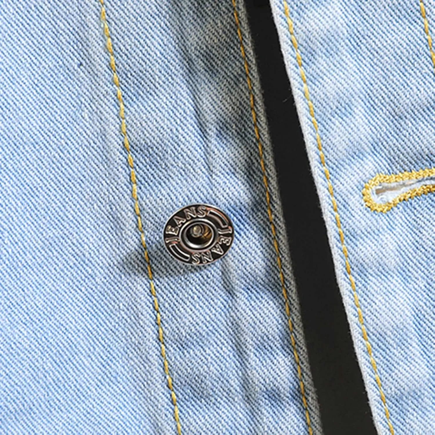 Men's Rugged Wear Button Down Denim Jacket Fashion, Classic Long Sleeve Jean Jacket jacket for men men casual