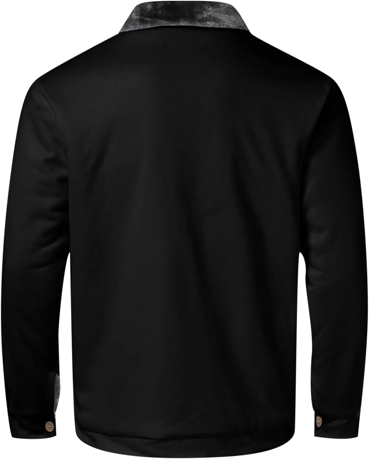 Mens Sport Coat, Hooded Winter Coats Water Resistant Warm Thicken Insulated Button zipper Windproof Jacket with Pocket