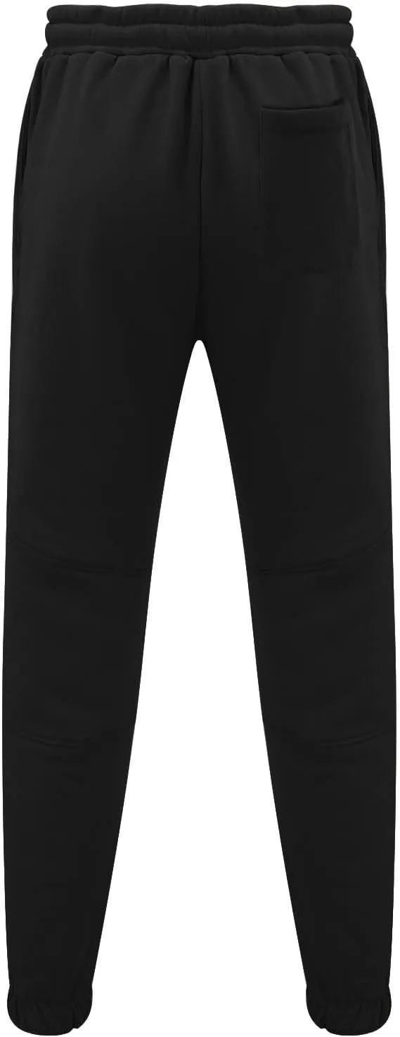 Mens Sweatpants with Pockets Big and Tall Pants Men's Heavyweight Cargo Fleece Sweatpants Stretch Elastic Waist Joggers