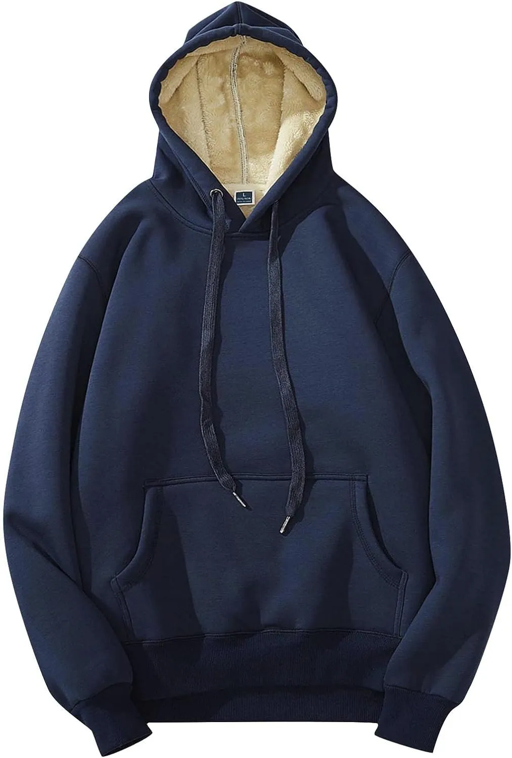 Men's Sweatshirts Hoodies Men‘S Zipper Pullover Long Sleeve Hooded Sweatshirt Tops Blouse Black Hoodie, M-4XL