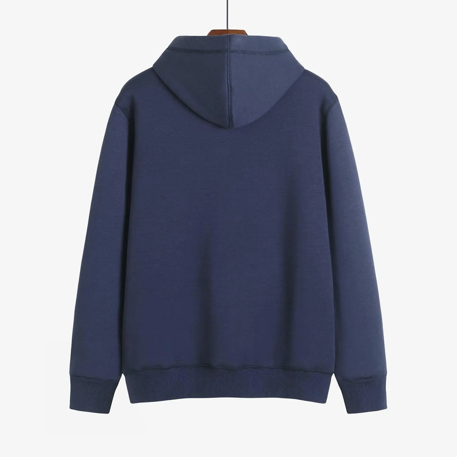 Men's Sweatshirts Hoodies Men‘S Zipper Pullover Long Sleeve Hooded Sweatshirt Tops Blouse Black Hoodie, M-4XL