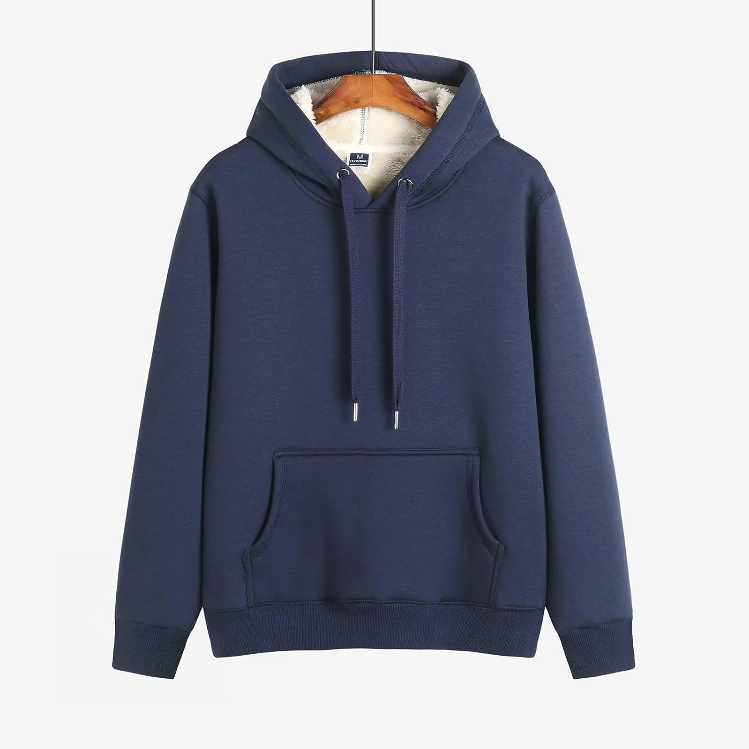 Men's Sweatshirts Hoodies Men‘S Zipper Pullover Long Sleeve Hooded Sweatshirt Tops Blouse Black Hoodie, M-4XL