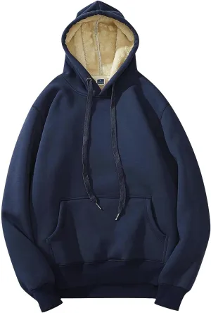 Men's Sweatshirts Hoodies Men‘S Zipper Pullover Long Sleeve Hooded Sweatshirt Tops Blouse Black Hoodie, M-4XL