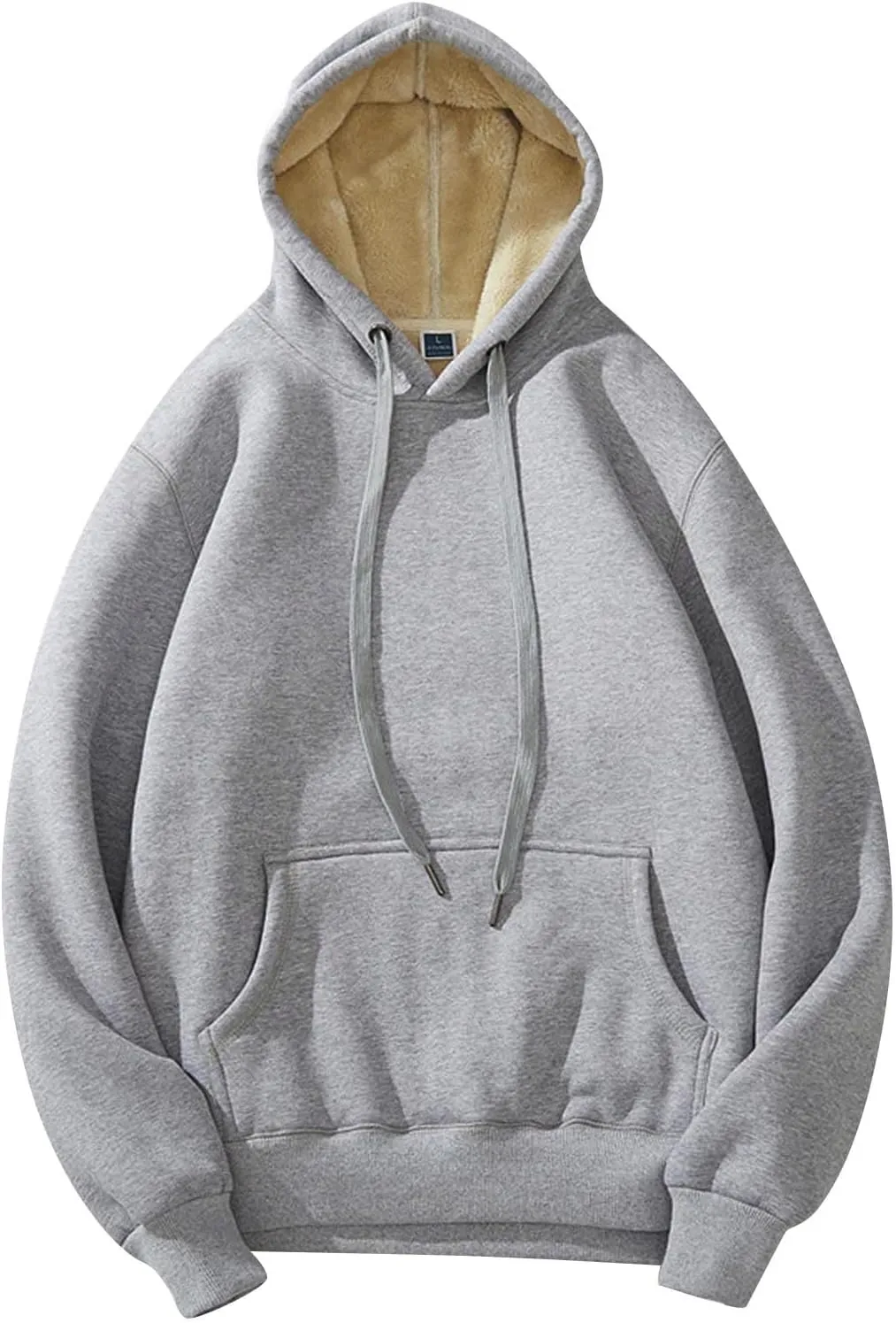 Men's Sweatshirts Hoodies Men‘S Zipper Pullover Long Sleeve Hooded Sweatshirt Tops Blouse Black Hoodie, M-4XL
