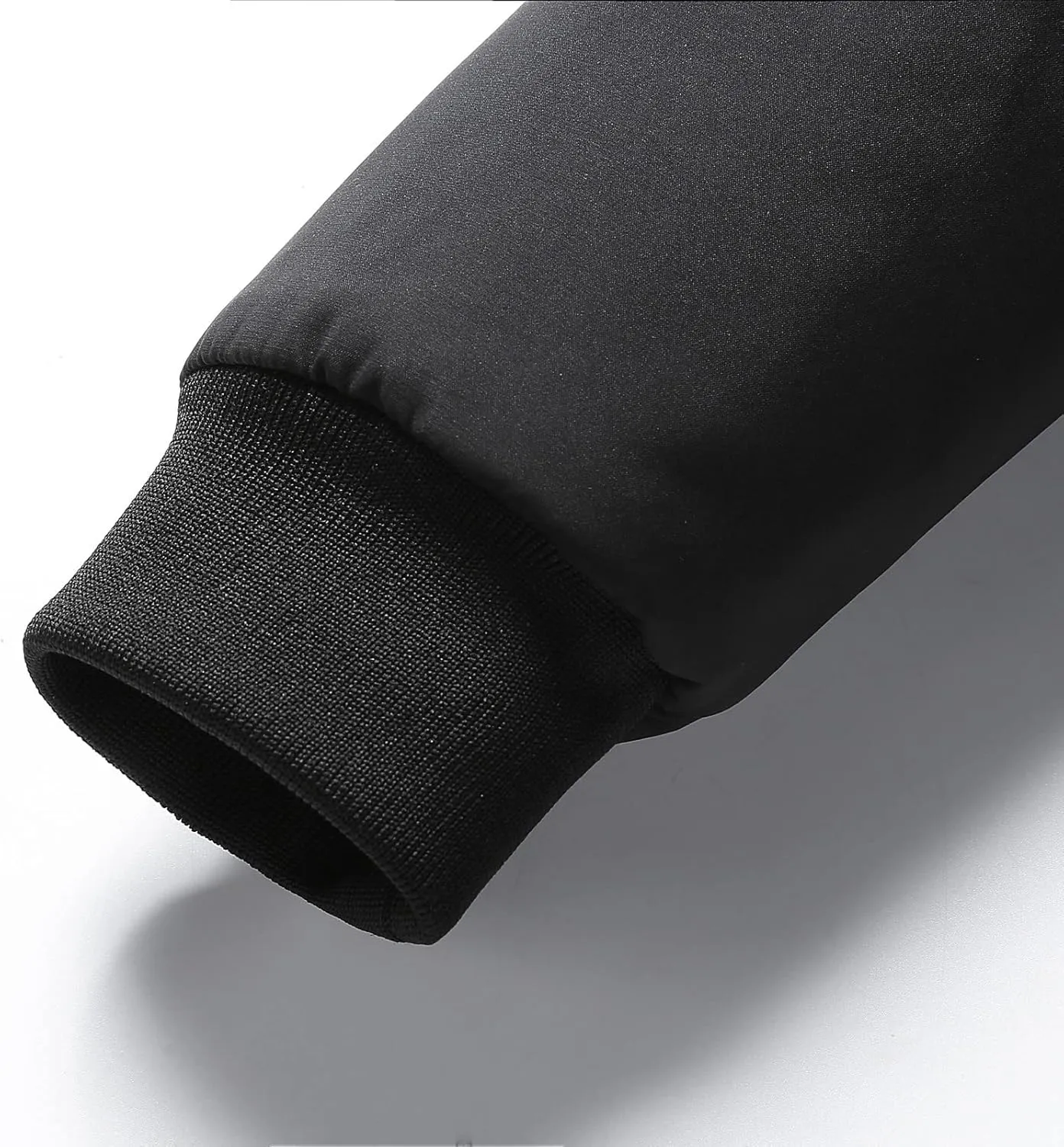 Mens Winter Outdoor Softshell Jacket Full Zip Stand Collar Chunky Coats Warm Fleece Lined Waterproof Hiking Work Jackets