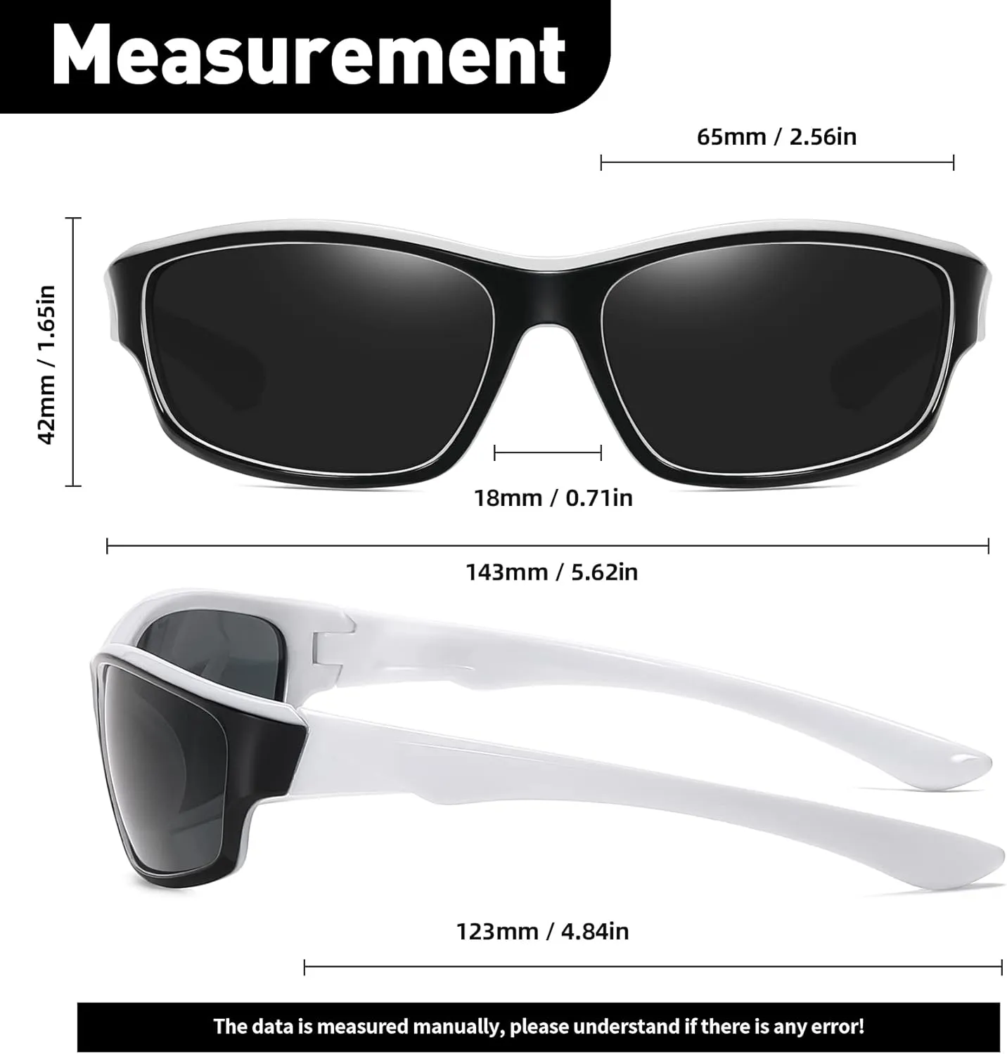 New TR Sunglassess with UV400 SProtection Mirror Lens, Sports Sunglasses Men Outdoor Cycling Car Fishing Glasses