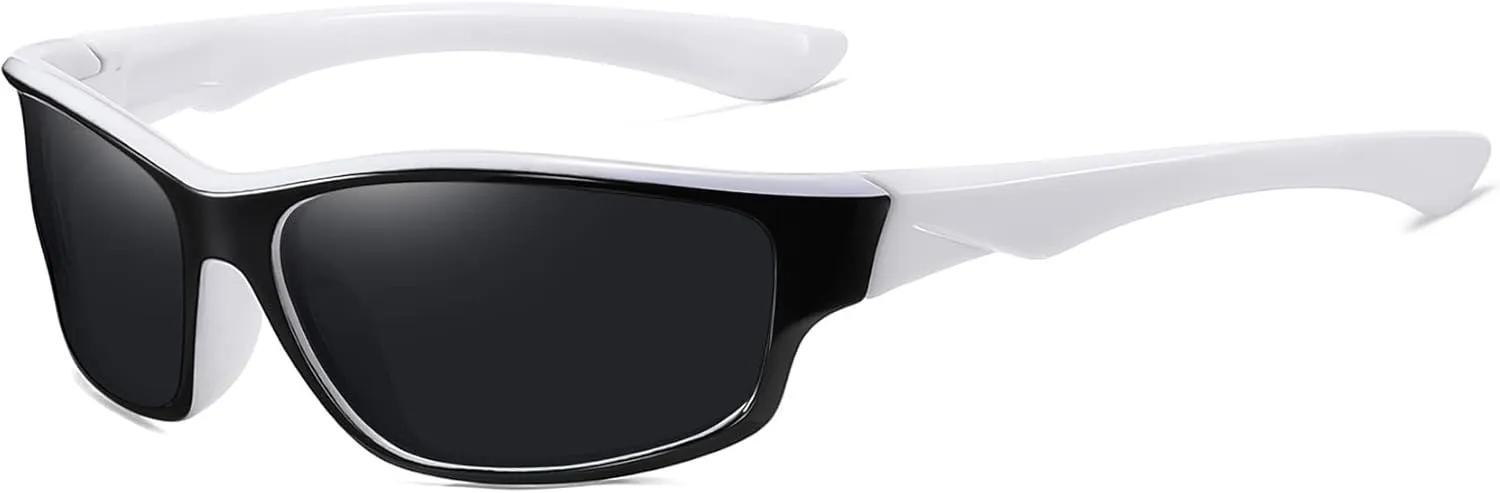 New TR Sunglassess with UV400 SProtection Mirror Lens, Sports Sunglasses Men Outdoor Cycling Car Fishing Glasses